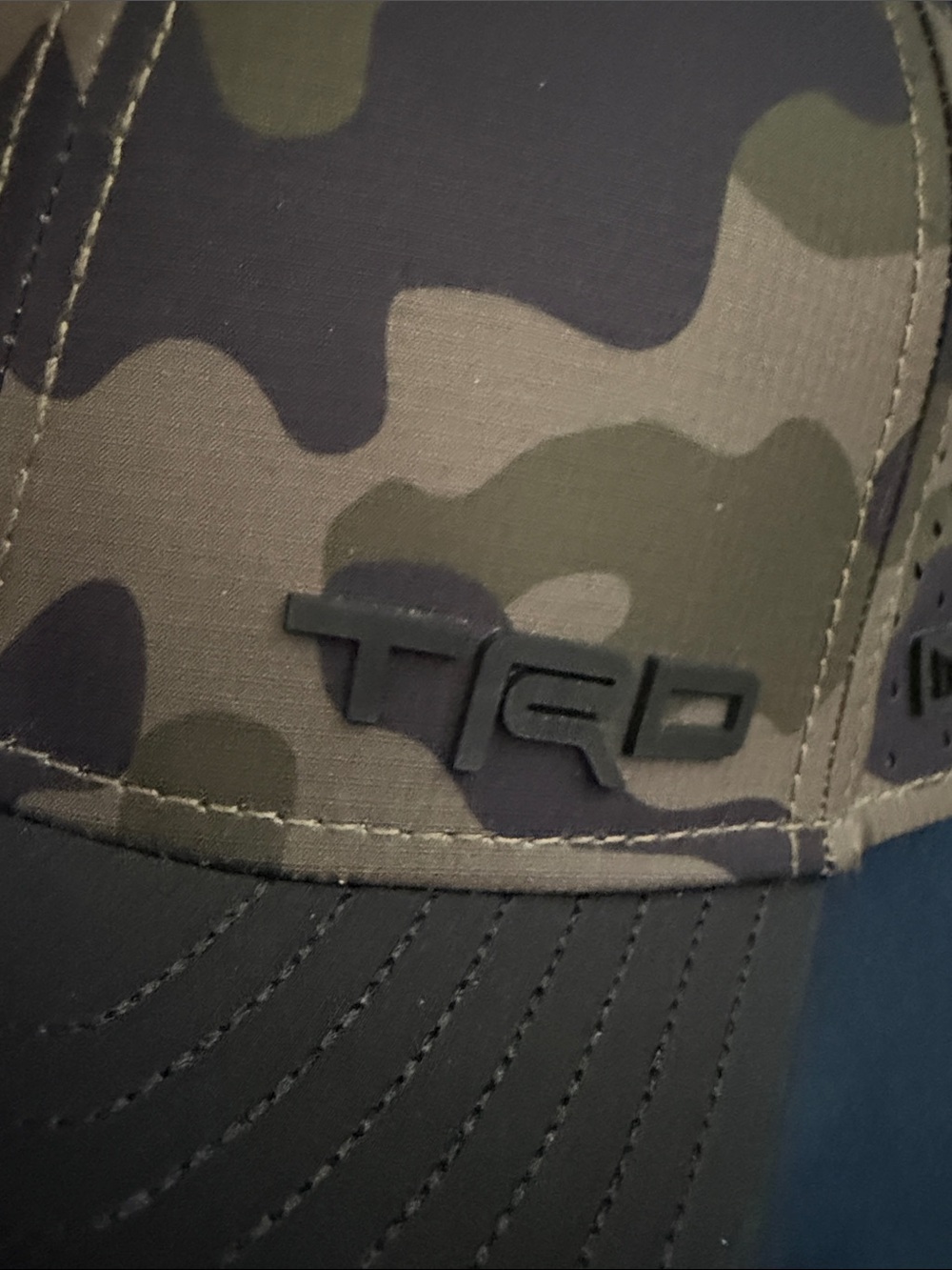 Men's Olive Camo Baseball Cap - Picture 5 of 6